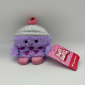 Bum Bumz SweetBumz 4.5" Mini Bowen the Boba Tea Valentine Day Stuffed Plush NEW